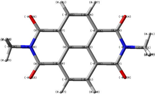 Merz-Kollman esp-fit charges neutral molecule